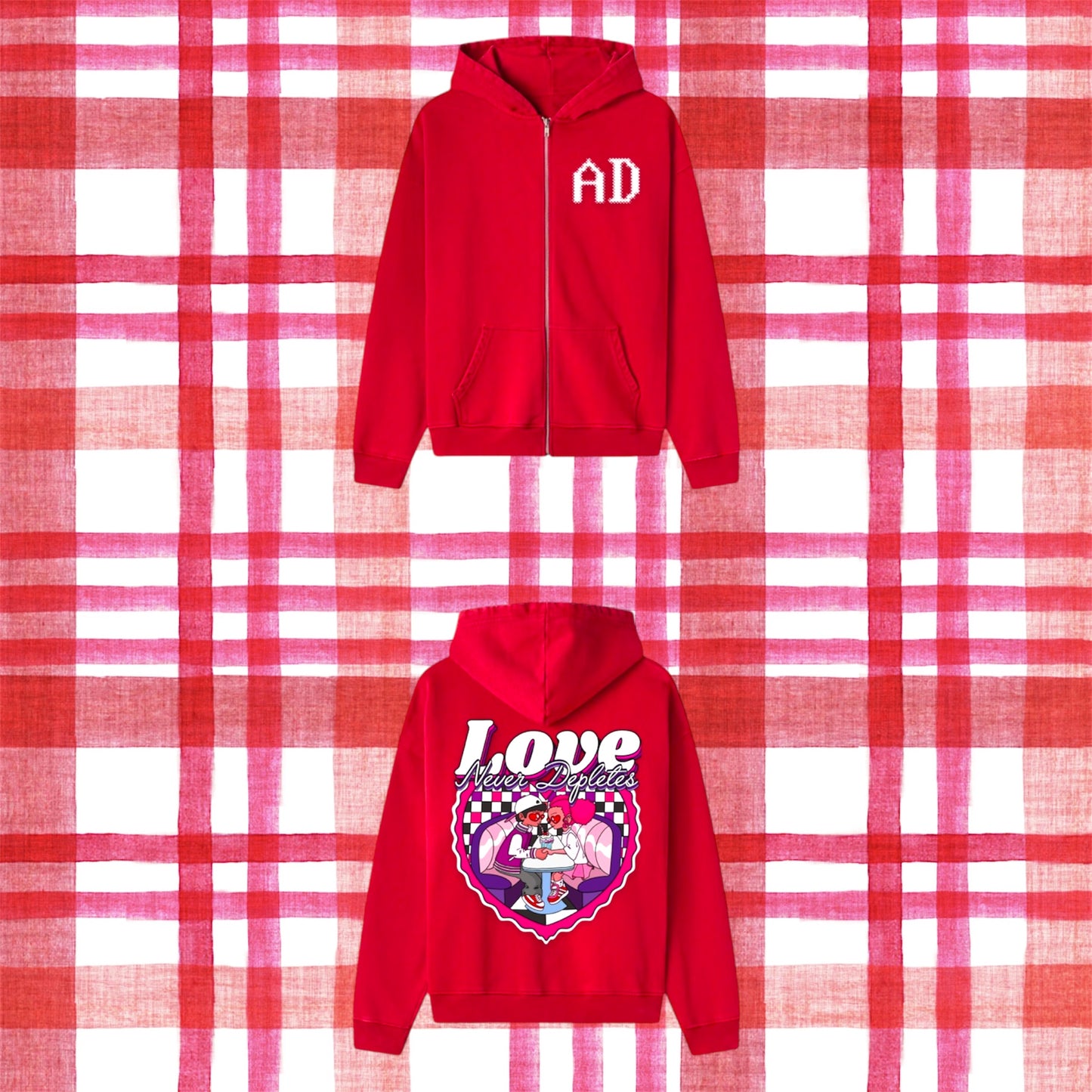 Love Never Depletes Zip Up